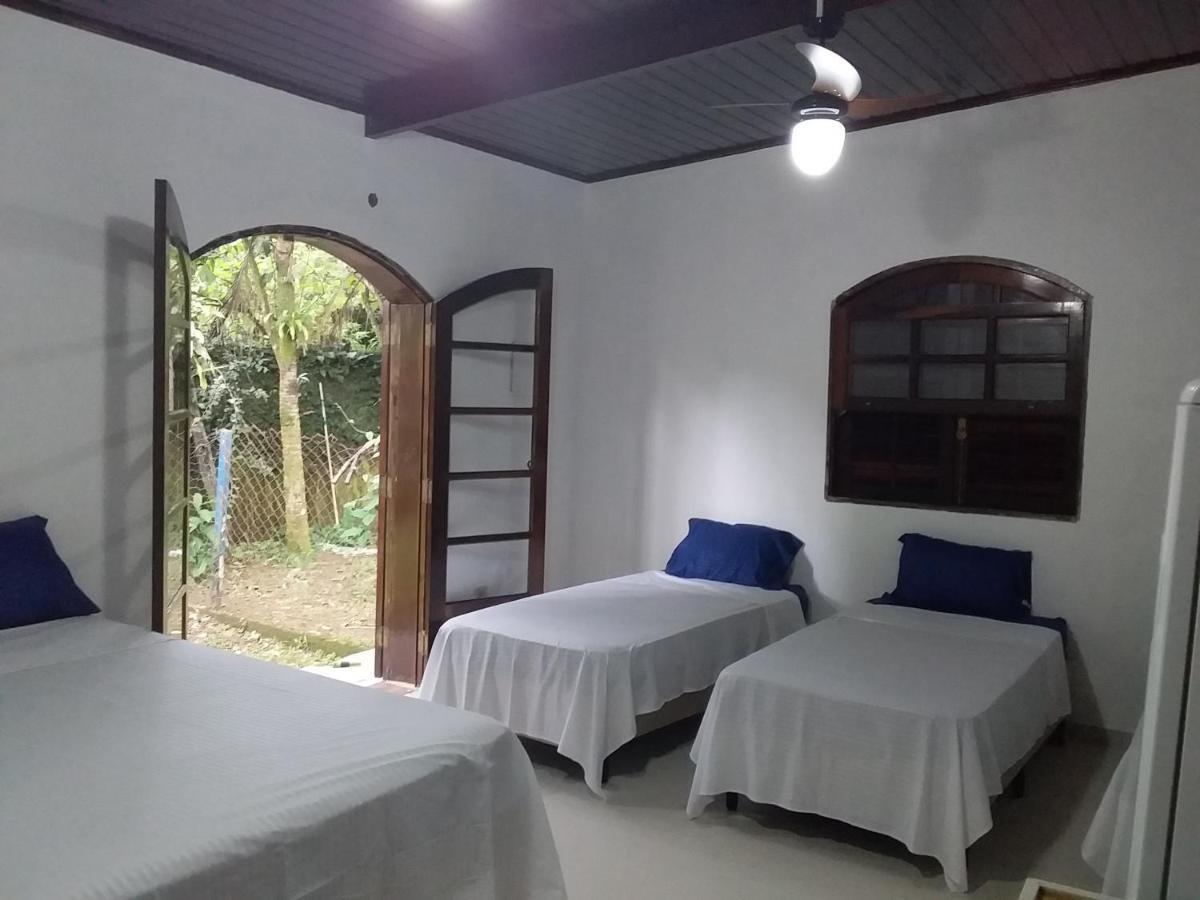 Suites Proximo Ao Rio Jaguareguava Em Bertioga Bagian luar foto